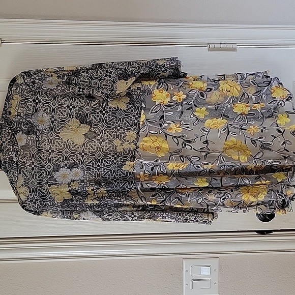 Ruby Rd Sheer Floral Duster - Picture 5 of 12